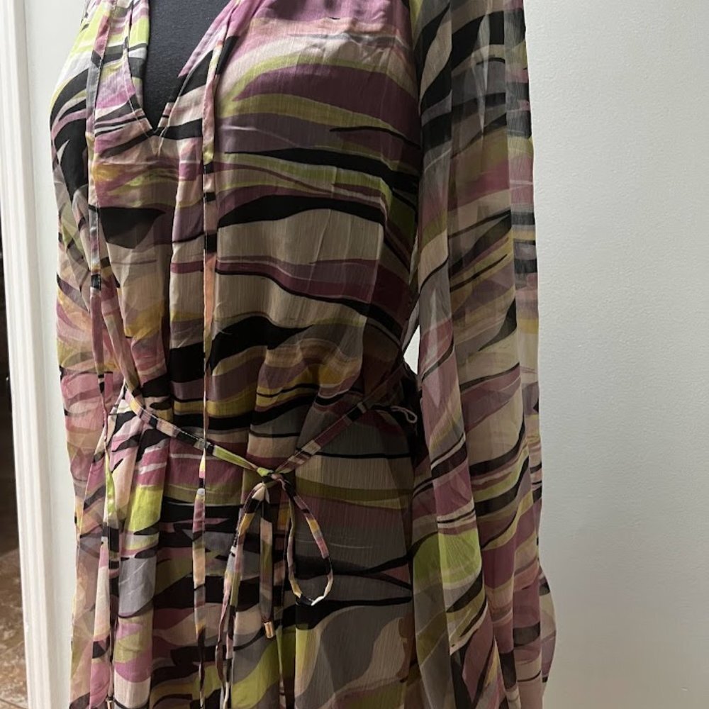 NWT Ted Baker London Zeenaa Blouson Sleeve Mini Dress in Dusky Pink size 2 (4-6) - Picture 5 of 9